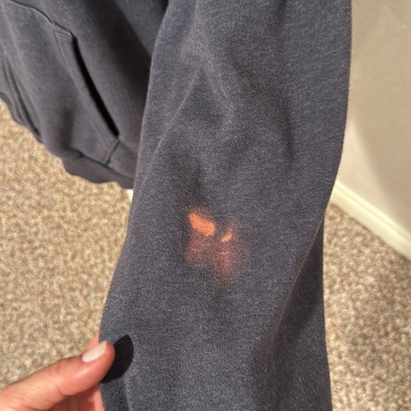 American Eagle Navy Blue Jegging Fit Zip-Up Hoodie size Medium - Picture 3 of 6